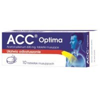 ACC Optima 600 mg, 10 tabletek musujących