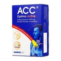 ACC Optima Active 600 mg 10 saszetek