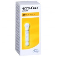 Accu-Chek Softclix, lacenty, 25 szt.