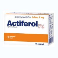 Actiferol Fe 7 mg dla niemowląt i dzieci 30 saszetek do rozpuszczania data waż. 31/10/2021