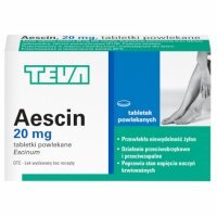 Aescin, 20 mg, tabletki dojelitowe, 30 szt. (import równoległy, PharmaPoint)