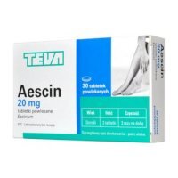 Aescin, 20 mg, tabletki powlekane, 30 szt.