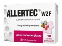 Allertec WZF, 10 mg, tabletki powlekane, 10 szt.