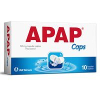 Apap Caps, 500 mg, kapsułki, 10 szt.