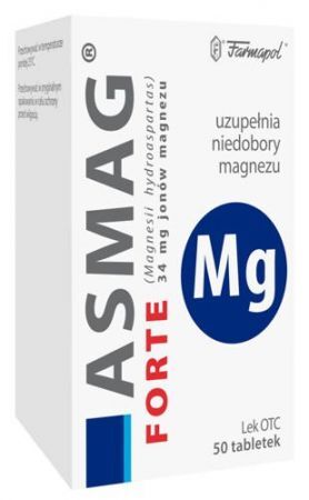 Asmag Forte 34 mg, tabletki, 50 szt.