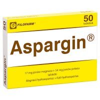 Aspargin, 17 mg + 54 mg, tabletki, 50 szt.