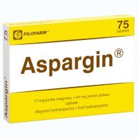 Aspargin, 17 mg+ 54 mg, tabletki, 75 szt.