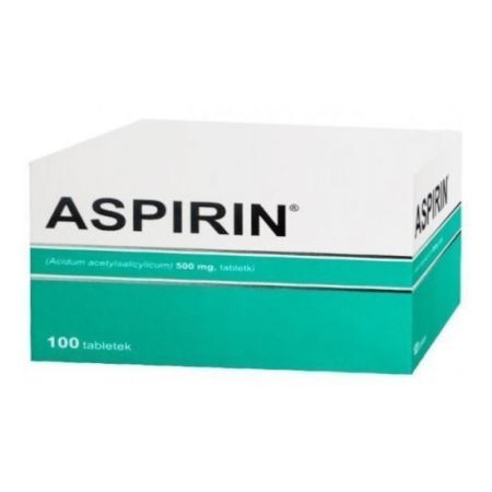 Aspirin 500mg 100 tabletek