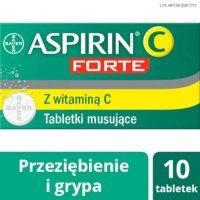 Aspirin C Forte 800 mg + 480 mg, 10 tabletek musujących