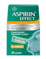 Aspirin Effect, 500 mg, granulki, saszetki, 10 szt.
