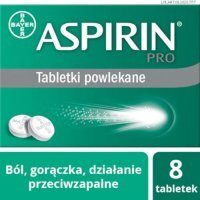 Aspirin Pro 500 mg, 8 tabletek powlekanych