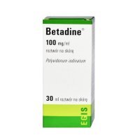 Betadine, 100 mg/ml, roztwór na skórę, 30 ml