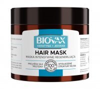 Biovax, intensywnie regenerująca maseczka do włosów słabych, wypadających, 250 ml