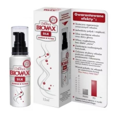 Biovax Silk, jedwab w płynie, 15 ml
