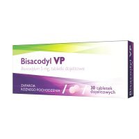 Bisacodyl VP, 5 mg, tabletki dojelitowe, 30 szt. (import równoległy, Delfarma)