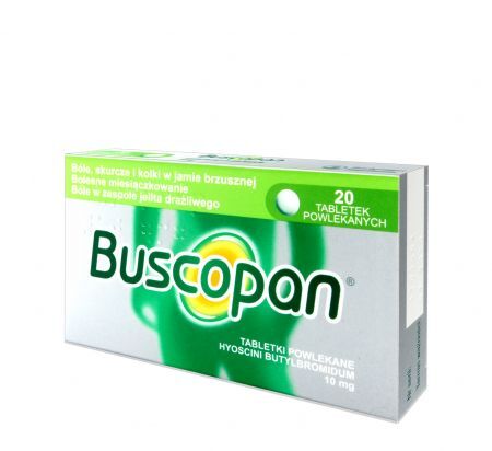 Buscopan 10 mg 20 tabletek
