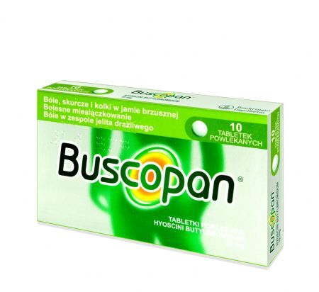 Buscopan, 10 mg, tabletki, 10 szt.