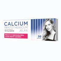 Calcium Pantothenicum Jelfa, 100 mg, tabletki, 50 szt.