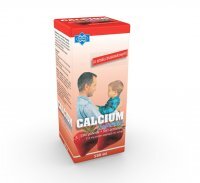 Calcium Polfarmex, syrop, o smaku truskawkowym, 150 ml