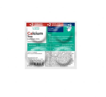 Calcium Teva, tabletki musujące, 14 szt.