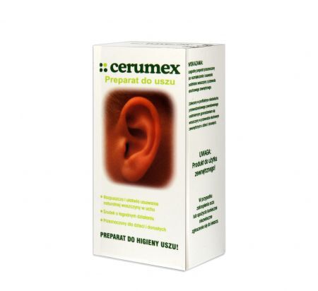 Cerumex, preparat do higieny uszu, 15 ml