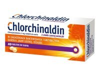 Chlorchinaldin Czarna Porzeczka 40 tabletek do ssania