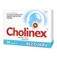 Cholinex Bez Cukru 24 pastylki
