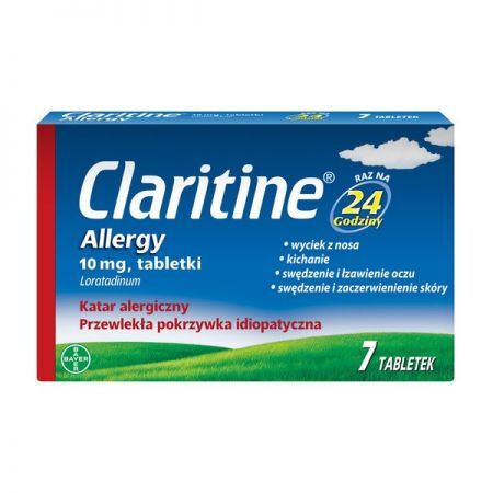 Claritine, 10 mg, tabletki, 7 szt.