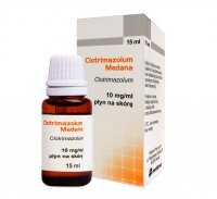 Clotrimazolum Medana, płyn na skórę, 15 ml