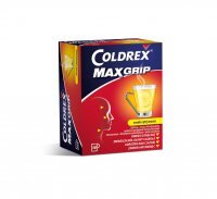 Coldrex MaxGrip (1000 mg + 10 mg + 40 mg), smak cytrynowy, 10 saszetek
