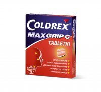 Coldrex MaxGrip C (500 mg + 25 mg + 5 mg + 20 mg + 30 mg), 12 tabletek