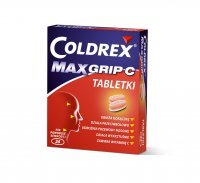 Coldrex Maxgrip C (500 mg + 5 mg + 25 mg + 20 mg + 30 mg), 24 tabletki