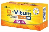 D-Vitum Forte Max 4000 j.m. 120 kapsułek