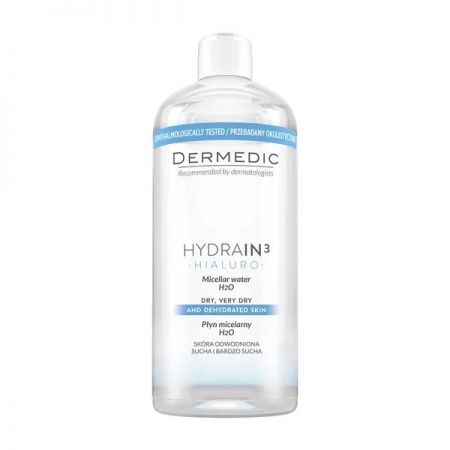 DERMEDIC HYDRAIN 3 HIALURO Płyn micelarny 500 ml