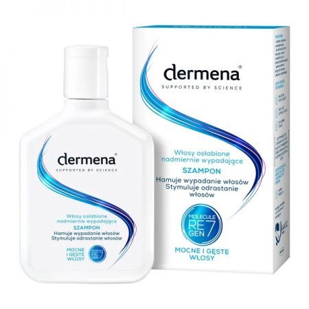 Dermena Hair Care, szampon hamujący wypadanie włosów oraz stymulujący ich odrastanie, 200 ml