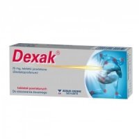Dexak, 25 mg, tabletki powlekane, 10 szt.