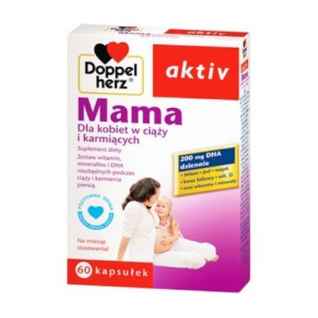 Doppelherz aktiv Mama Dla kobiet w ciąży i karmiących 60 kapsułek
