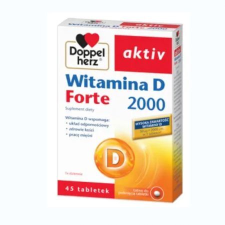 Doppelherz aktiv Witamina D Forte 2000 45 tabletek