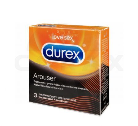 Durex Arouser, prezerwatywy, 3 szt.