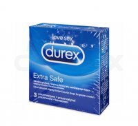 Durex Extra Safe, prezerwatywy, 3 szt.