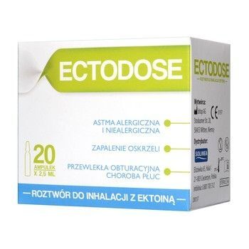 Ectodose, roztwór do inhalacji, 20 ampułek po 2,5 ml