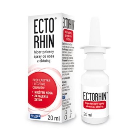 Ectorhin, hipertoniczny spray do nosa z ektoiną, 20 ml