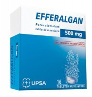 Efferalgan, 500 mg, tabletki musujące, 16 szt.