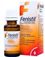 Fenistil, 1 mg/ml, krople doustne, 20 ml (import równoległy, Delfarma)