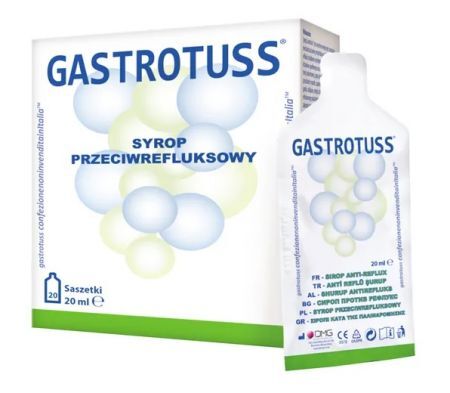 Gastrotuss, syrop przeciw refluksowi, saszetki, 20 szt.