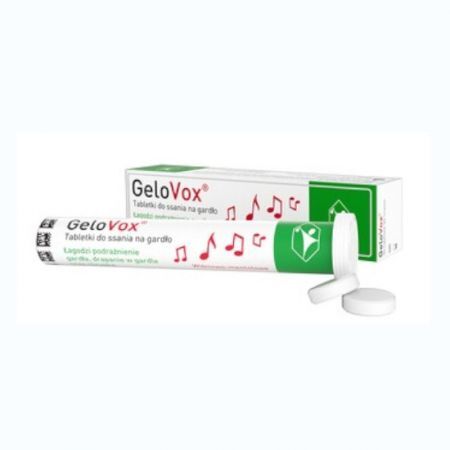 GeloVox 20 tabletek wiśniowo-mentolowych do ssania