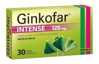 Ginkofar Intense, 120 mg, tabletki, 30 szt.
