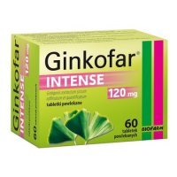 Ginkofar Intense, 120 mg, tabletki powlekane, 60 szt.