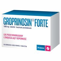 Groprinosin Forte, 1 g,  tabletki, 30 szt.