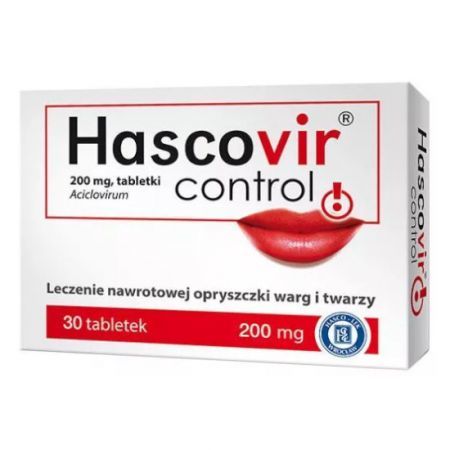 Hascovir Control 200 mg 30 tabletek